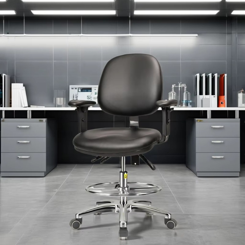 Medical Lab Ultrasound - Adjustable Hospital Furniture Durable Leather Medical