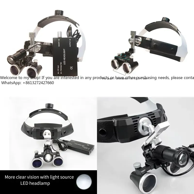 3.5X/2.5X Magnification Binocu - Led Medical Headlight recension och pris