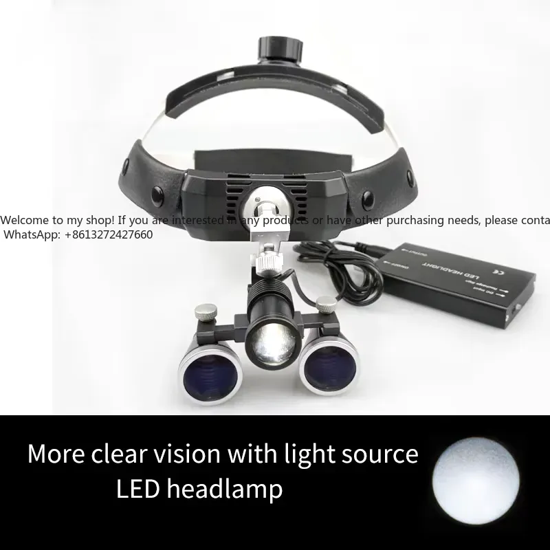 3.5X/2.5X Magnification Binocu - Led Medical Headlight recension och pris