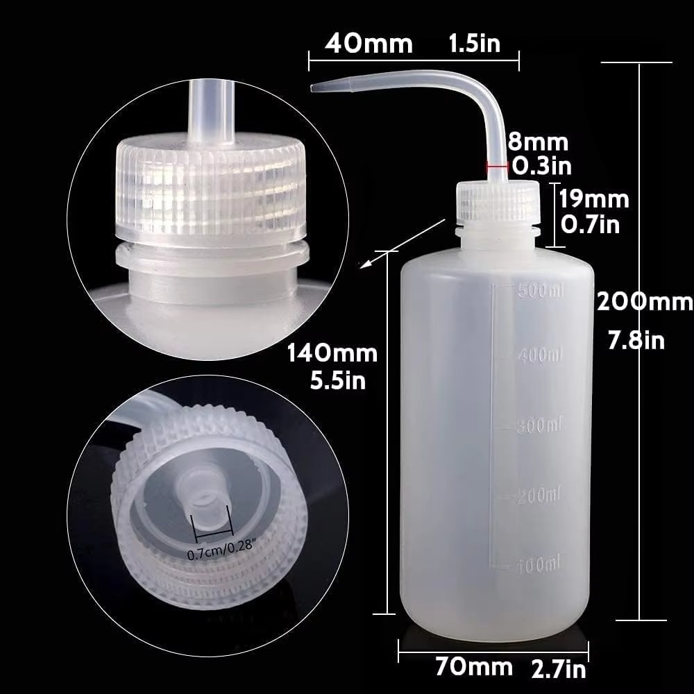 500/250ml Tattoo Wash Bottle T - Medical Lab Supplies recension och pris