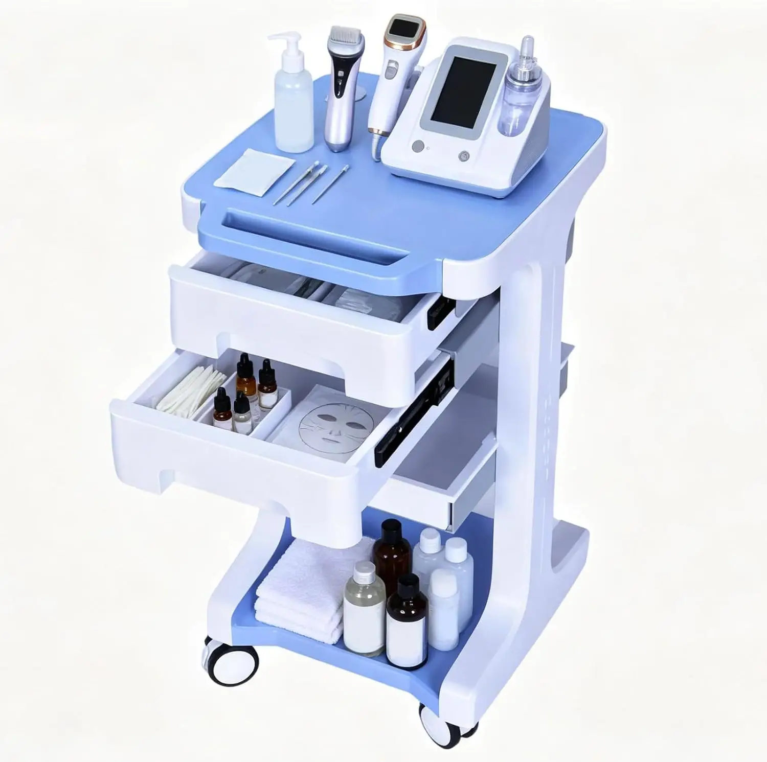 3 Tier Medical Rolling Cart wi - Medical Lab Ultrasound recension och pris