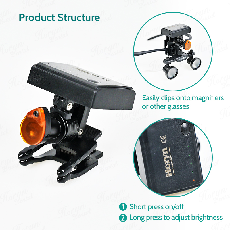 Dental 5W Wireless LED Headlig - Led Medical Headlight recension och pris