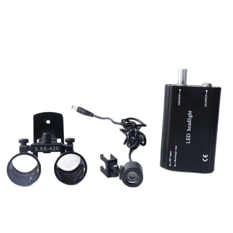 2.5X/3.5X Dental Loupes Clip B - Led Medical Headlight recension och pris
